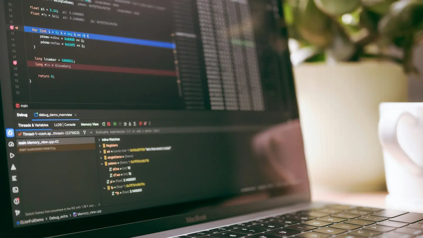 Notebook exibindo código em um ambiente de desenvolvimento